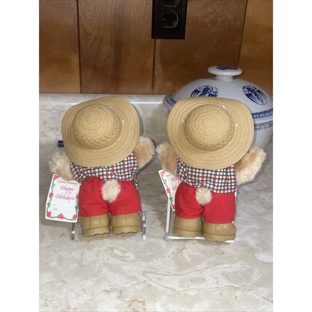 Pair Of Furskins Bears From‎ Wendy's